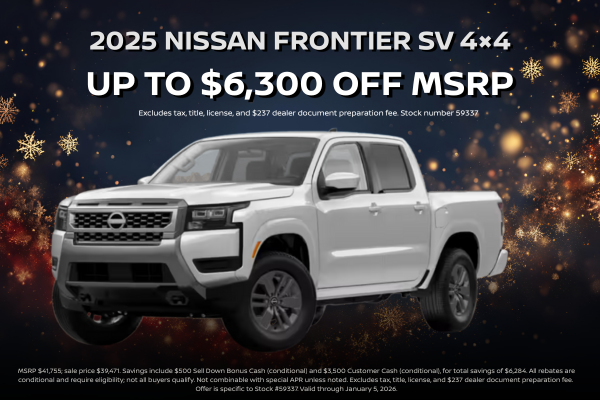 Frontier holiday savings
